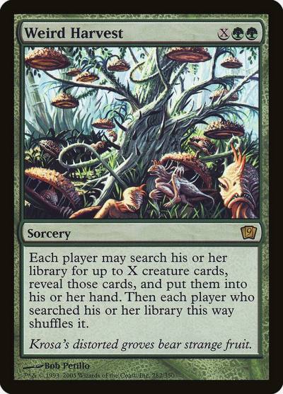 Weird Harvest 9ED-282STAR Ninth Edition Magic card