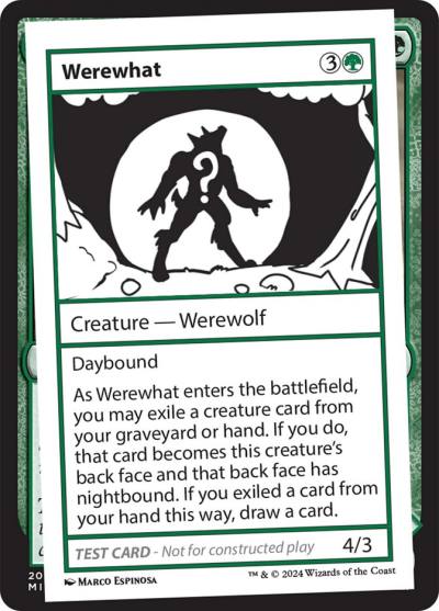 Werewhat MB2-587 Mystery Booster 2 Magic card