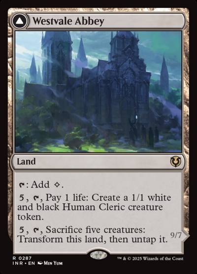 Westvale Abbey // Ormendahl, Profane Prince INR-287 Innistrad Remastered Magic card