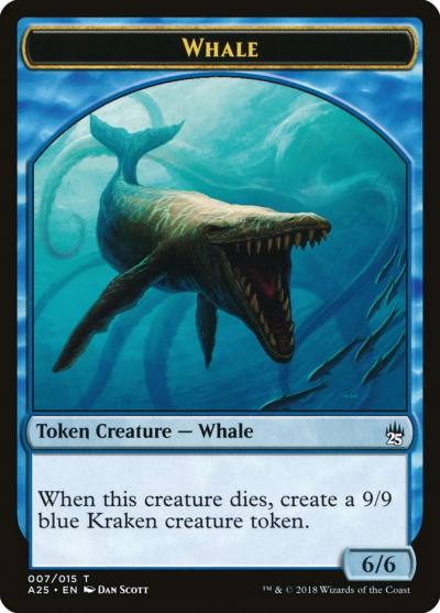 Whale TA25-7 Masters 25 Tokens Magic card