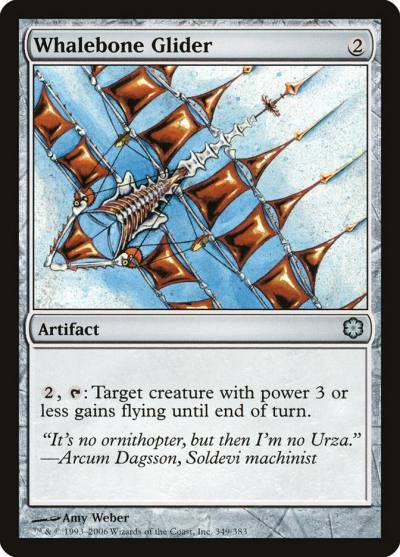 Whalebone Glider CST-349 Coldsnap Theme Decks Magic card