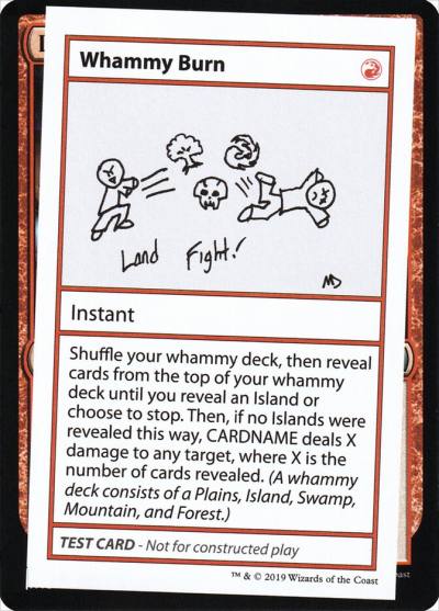 Whammy Burn CMB2-70 Mystery Booster Playtest Cards 2021 Magic card