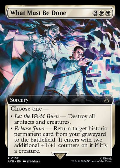 What Must Be Done ACR-157 Assassin's Creed Magic card