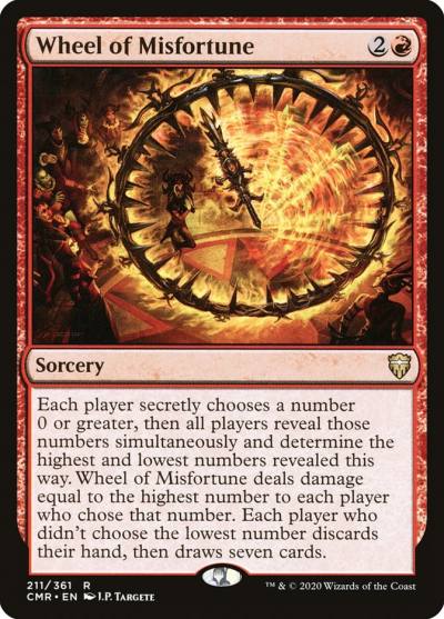 Wheel of Misfortune CMR-211 Commander Legends Magic card