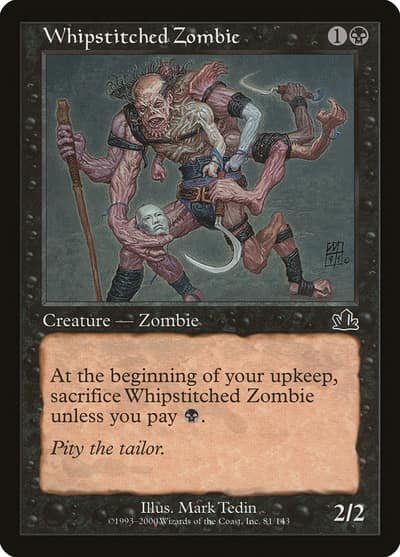 Whipstitched Zombie 81 Prophecy Magic card