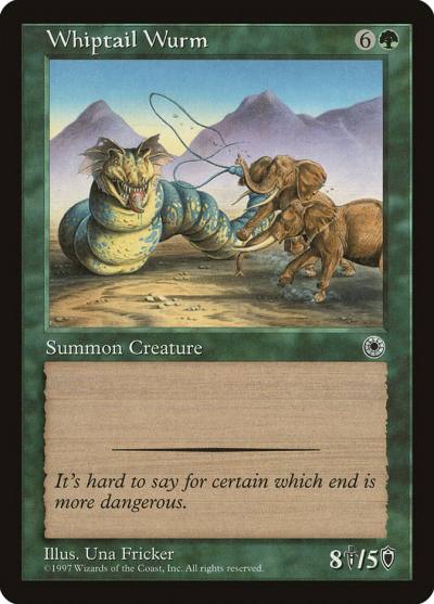 Whiptail Wurm POR-192 Portal Magic card