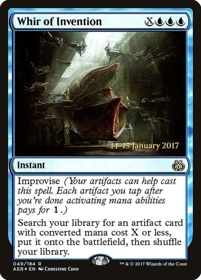 Whir of Invention PAER-49S Aether Revolt Promos Magic card