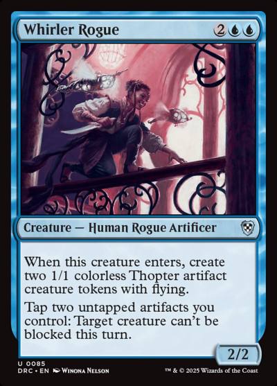 Whirler Rogue 85 Aetherdrift Commander Magic card