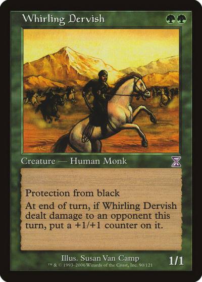 Whirling Dervish TSB-90 Time Spiral Timeshifted Magic card
