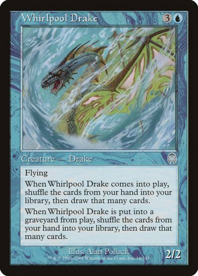 Whirlpool Drake APC-34 Apocalypse Magic card