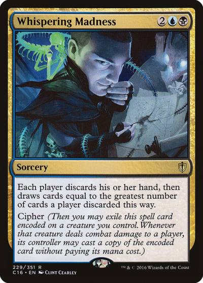 Whispering Madness C16-229 Commander 2016 Magic card
