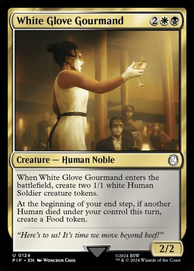 White Glove Gourmand PIP-124 Fallout Magic card