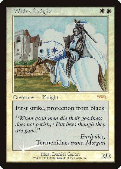 White Knight F02-12 Friday Night Magic 2002 Magic card