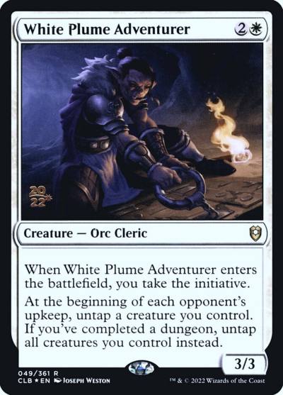 White Plume Adventurer PCLB-49S Battle for Baldur's Gate Promos Magic card