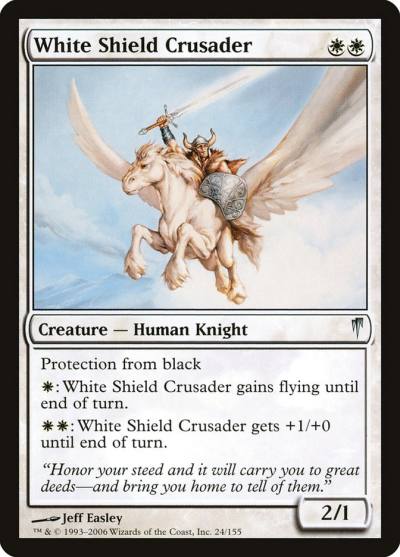 White Shield Crusader 24 Coldsnap Magic card