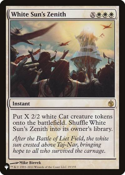 White Sun's Zenith PLST-MBS-19 The List Magic card
