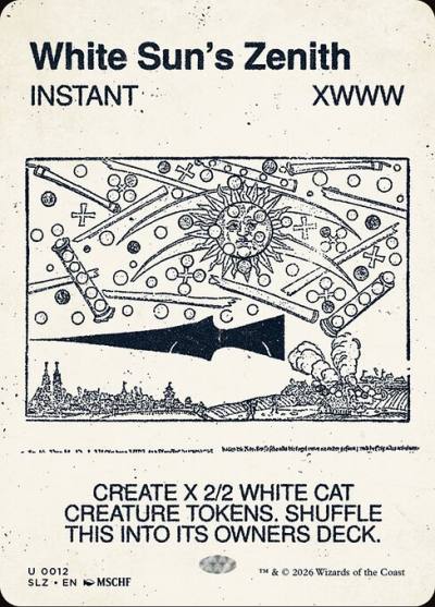 White Sun's Zenith SLZ-12 The Zeta Set Magic card