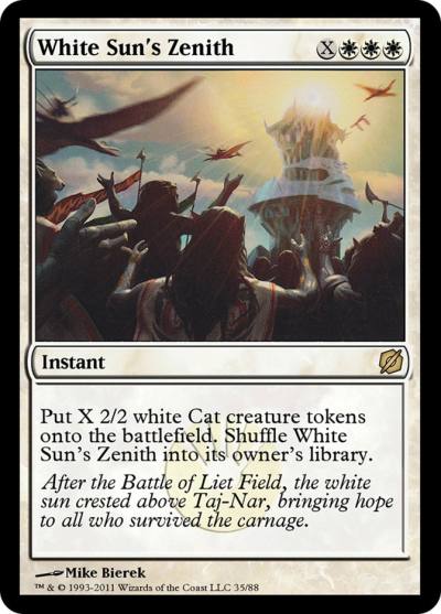 White Sun's Zenith TD2-35 Duel Decks: Mirrodin Pure vs. New Phyrexia Magic card