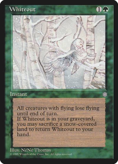 Whiteout ICE-275 Ice Age Magic card