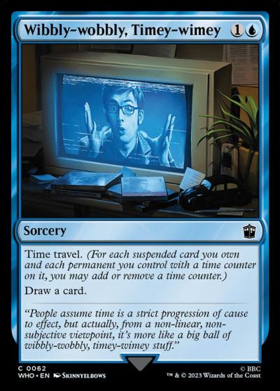 Wibbly-wobbly, Timey-wimey WHO-62 Doctor Who Magic card
