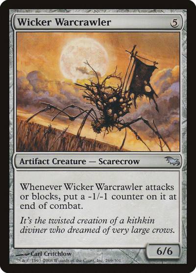 Wicker Warcrawler 269 Shadowmoor Magic card