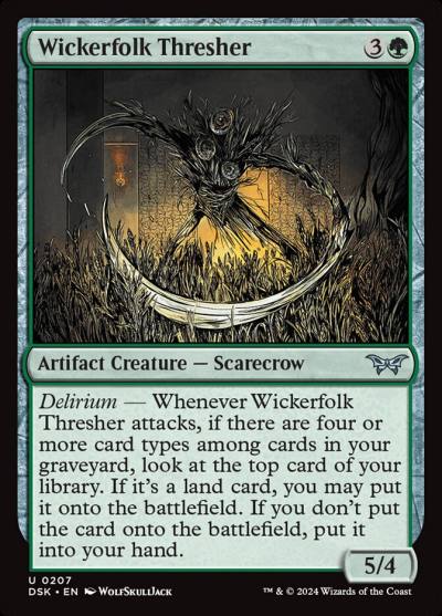Wickerfolk Thresher DSK-207 Duskmourn: House of Horror Magic card