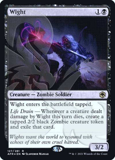 Wight PAFR-127A Adventures in the Forgotten Realms Promos Magic card