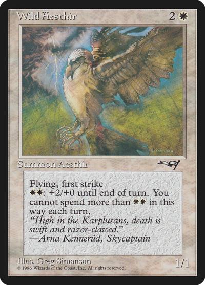 Wild Aesthir ALL-21A Alliances Magic card