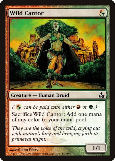 Wild Cantor GPT-149 Guildpact Magic card