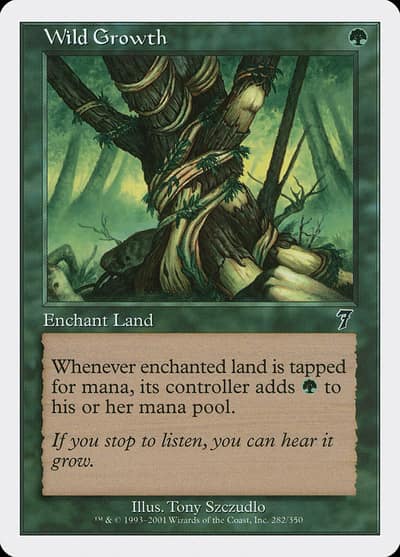 Wild Growth 7ED-282 Seventh Edition Magic card