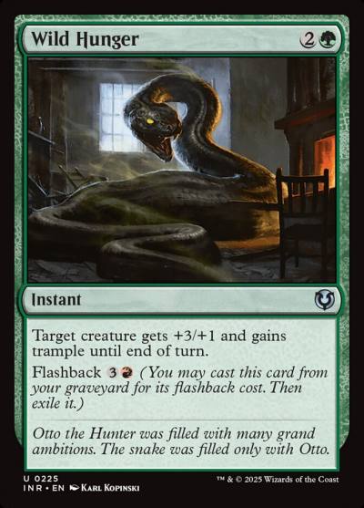 Wild Hunger INR-225 Innistrad Remastered Magic card