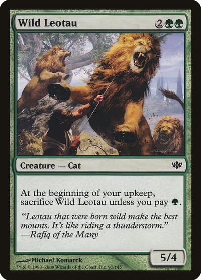 Wild Leotau 97 Conflux Magic card
