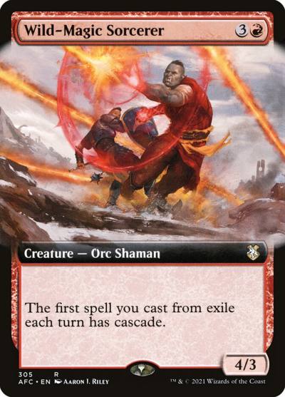 Wild-Magic Sorcerer AFC-305 Forgotten Realms Commander Magic card