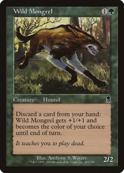 Wild Mongrel ODY-283 Odyssey Magic card