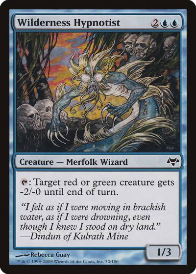 Wilderness Hypnotist 32 Eventide Magic card