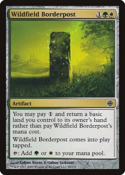 Wildfield Borderpost ARB-80 Alara Reborn Magic card