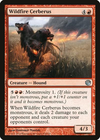 Wildfire Cerberus 116 Journey into Nyx Magic card
