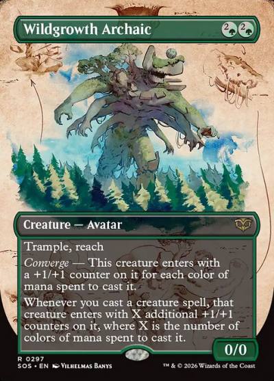 Wildgrowth Archaic SOS-297 Secrets of Strixhaven Magic card