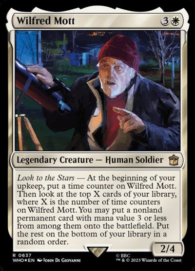 Wilfred Mott WHO-637 Doctor Who Magic card