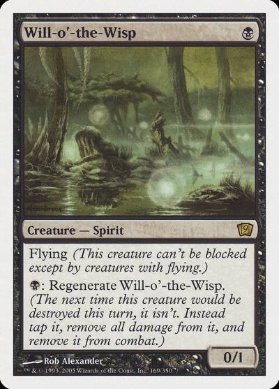 Will-o'-the-Wisp 9ED-169 Ninth Edition Magic card
