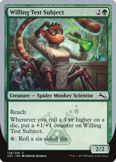 Willing Test Subject 126 Unstable Magic card