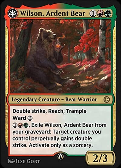 Wilson, Ardent Bear 19r Alchemy Horizons: Baldur's Gate Magic card