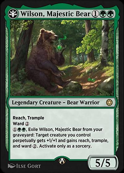 Wilson, Majestic Bear 19g Alchemy Horizons: Baldur's Gate Magic card