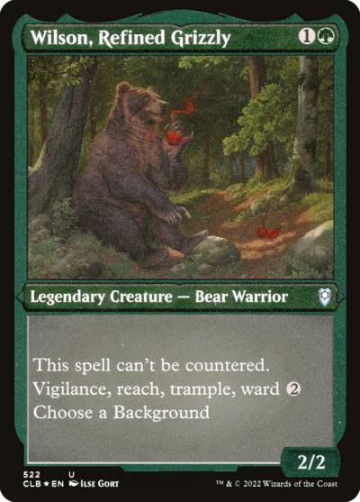 Wilson, Refined Grizzly CLB-522 Commander Legends: Battle for Baldur's Gate Magic card