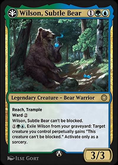Wilson, Subtle Bear 19u Alchemy Horizons: Baldur's Gate Magic card