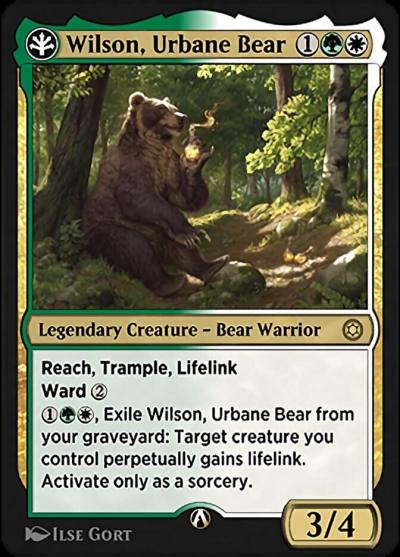 Wilson, Urbane Bear 19w Alchemy Horizons: Baldur's Gate Magic card