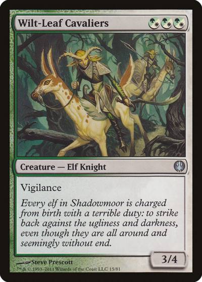 Wilt-Leaf Cavaliers DDG-15 Duel Decks: Knights vs. Dragons Magic card