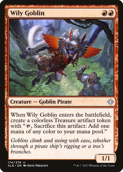Wily Goblin 174 Ixalan Magic card