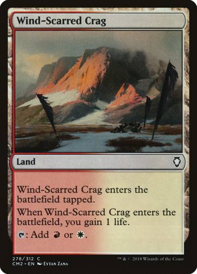 Wind-Scarred Crag CM2-278 Commander Anthology Volume II Magic card