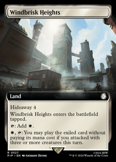 Windbrisk Heights PIP-527 Fallout Magic card